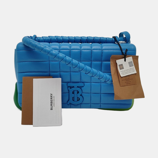 Lola Small Quilted Lambskin Blue