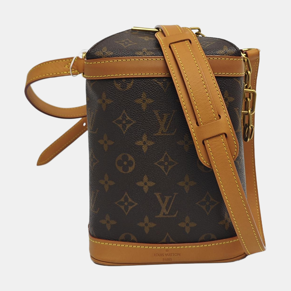 MILK BOX Monogram Coated Canvas Brown