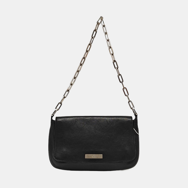 Calfskin Shoulder Bag Black