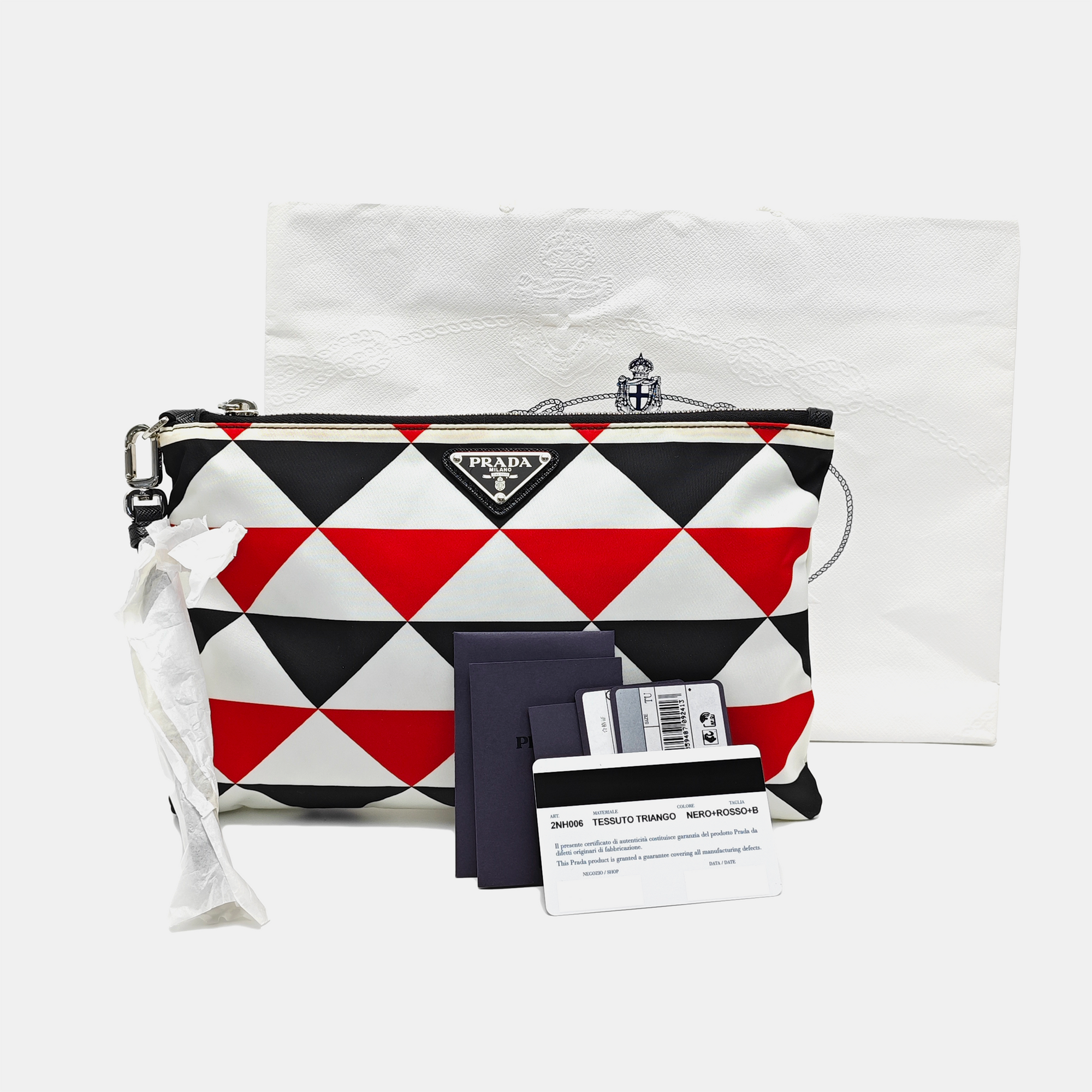 Nylon Clutch Multicolor