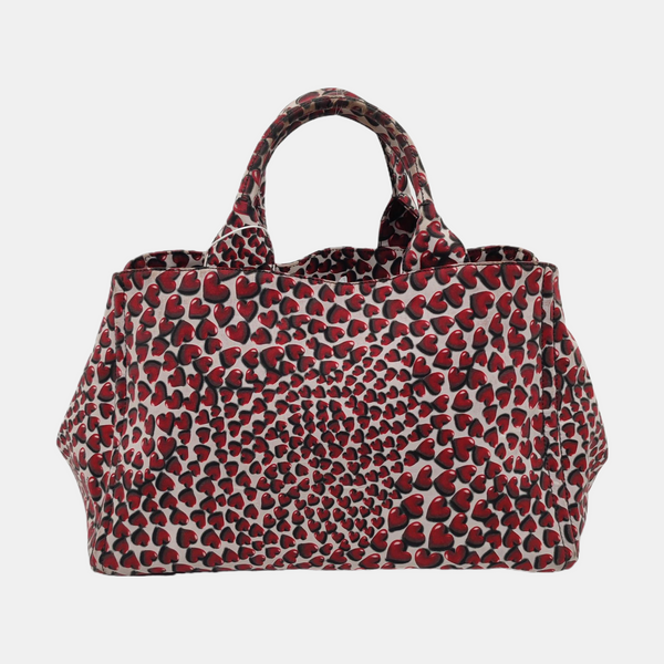 Nylon Tote Bag Red