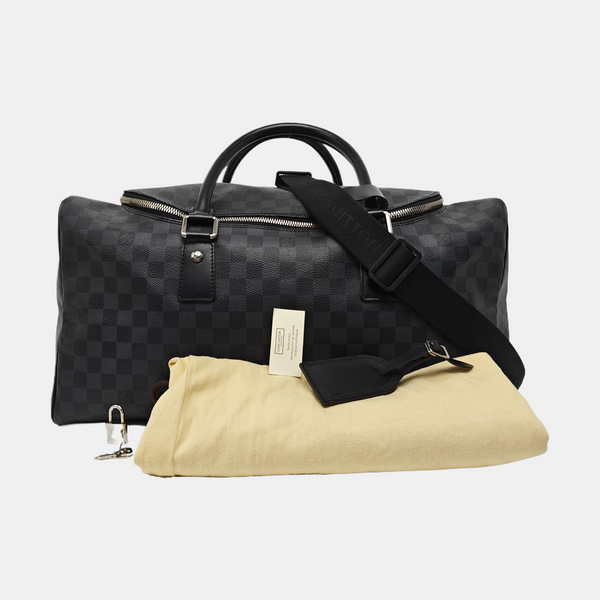 ROADSTER Damier Graphite Coated Canvas Gray