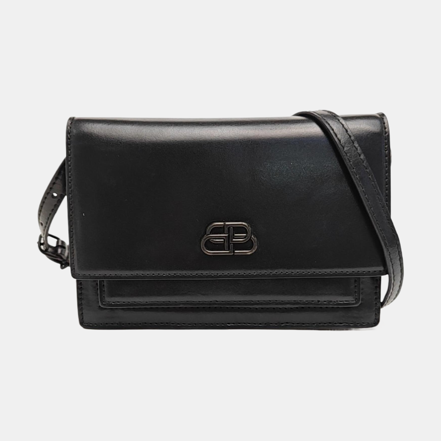 Sharp Mini Calfskin Black