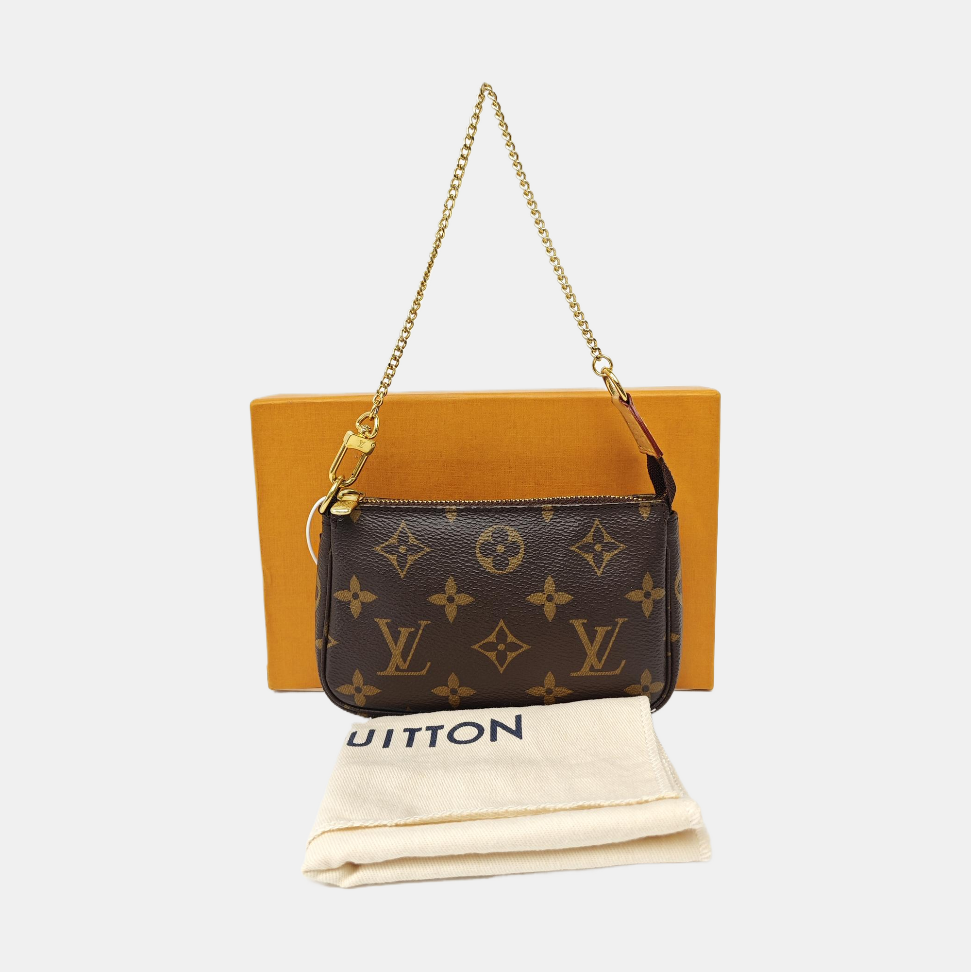 ACCESSOIRES Mini Monogram Coated Canvas Brown