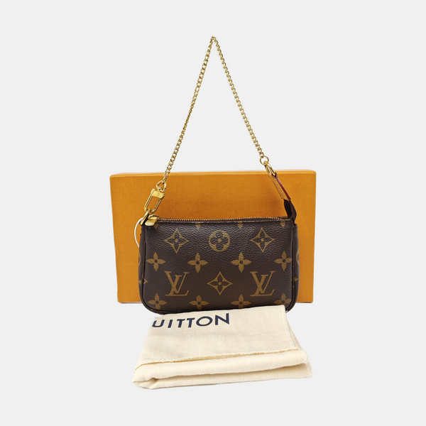 ACCESSOIRES Mini Monogram Coated Canvas Brown