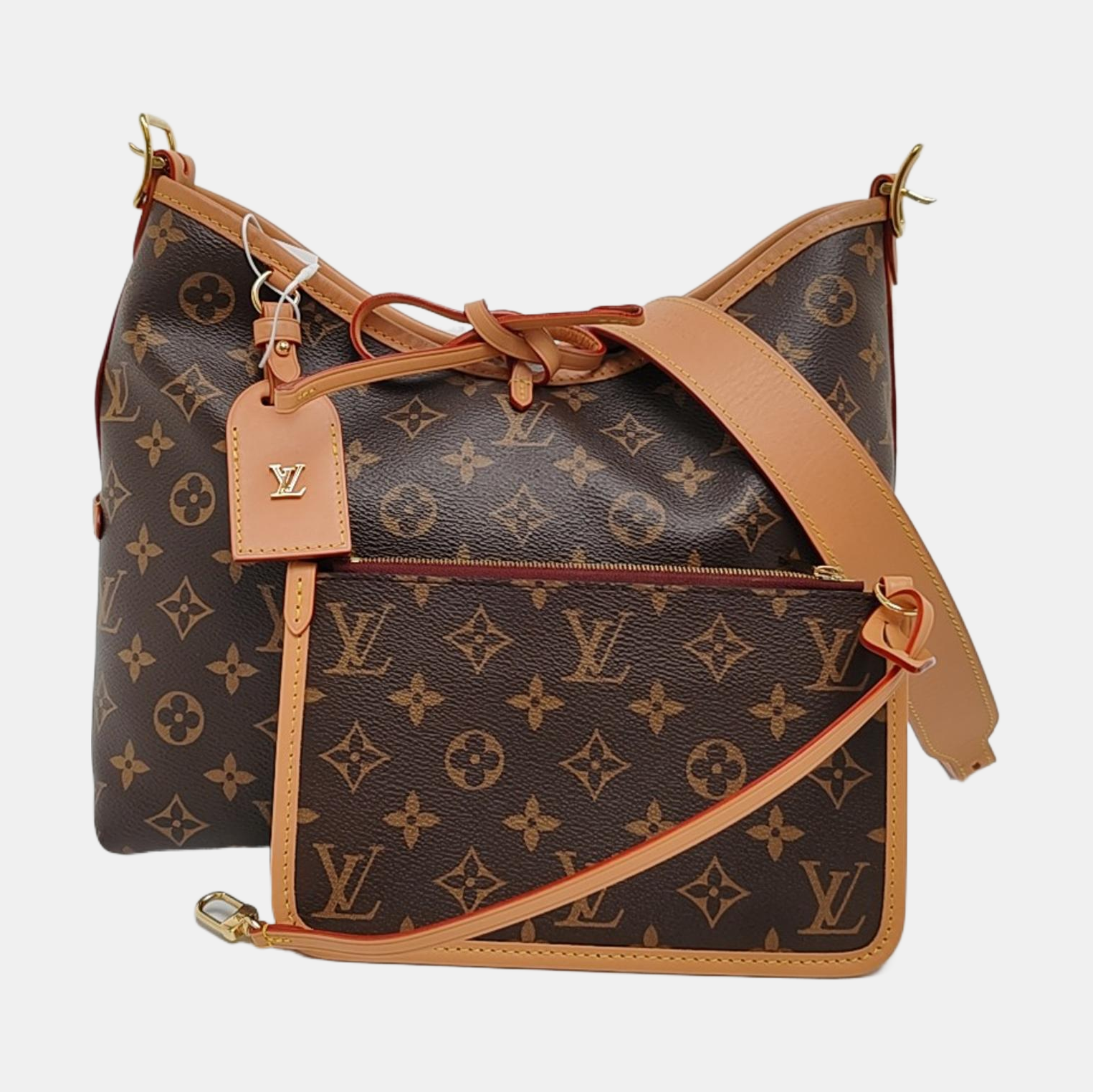 CARRYALL PM Monogram Coated Canvas Brown