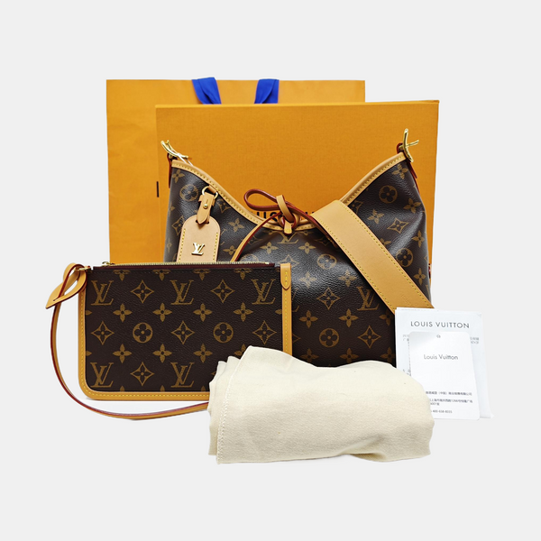 CARRYALL PM Monogram Coated Canvas Brown