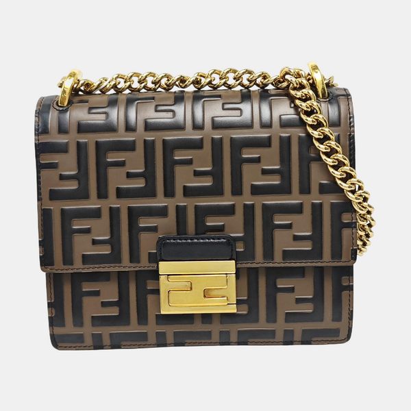 Kan U Small Calfskin Brown