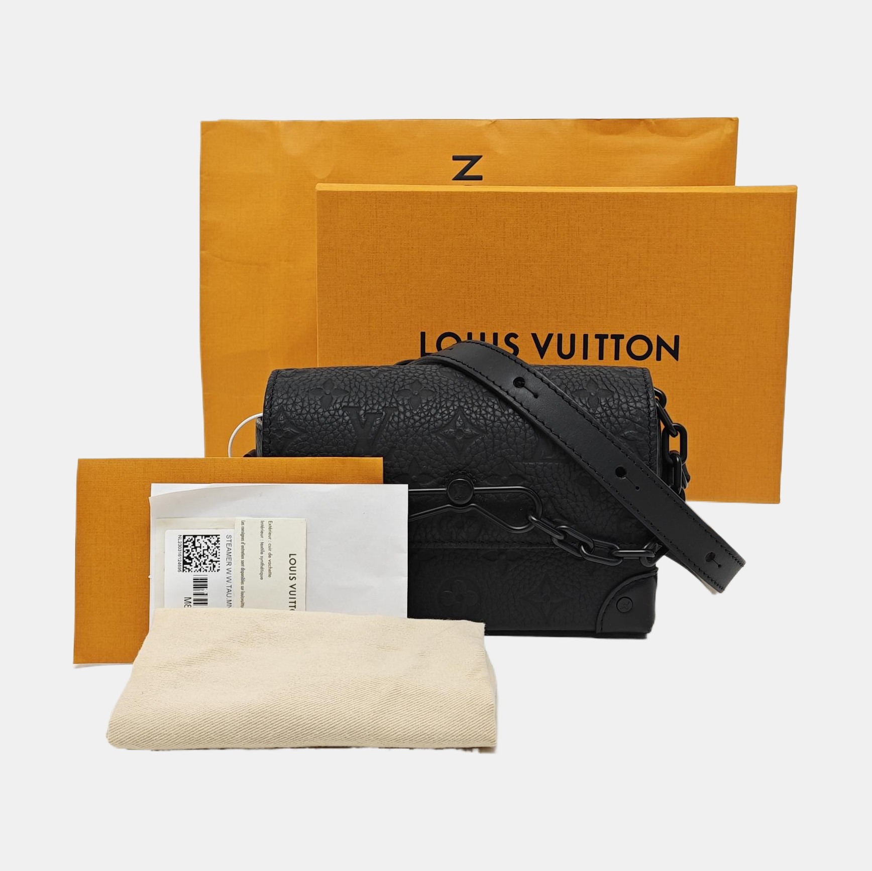 SOFT TRUNK Mini Monogram Calfskin Black