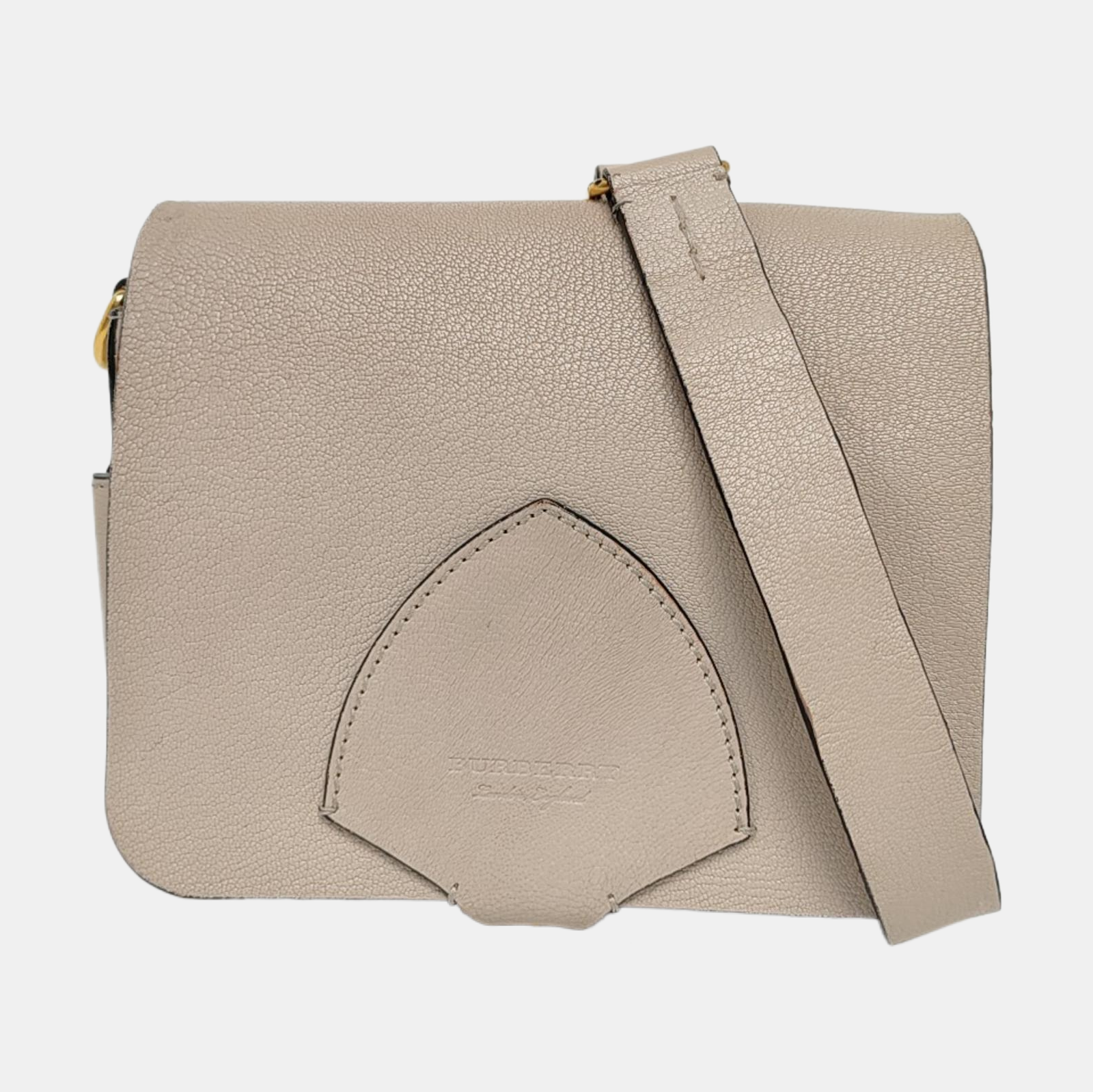 Square Stone Calfskin Beige
