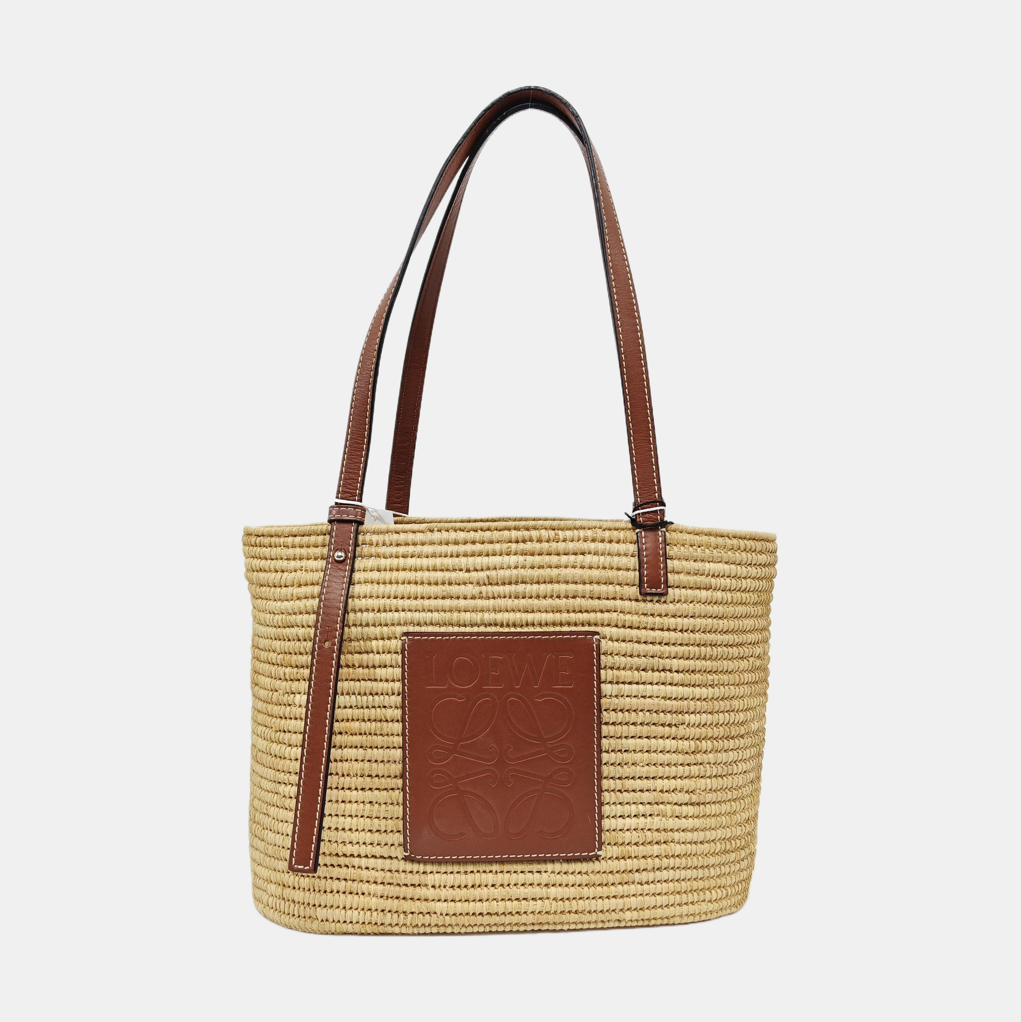 Basket Small Straw Beige
