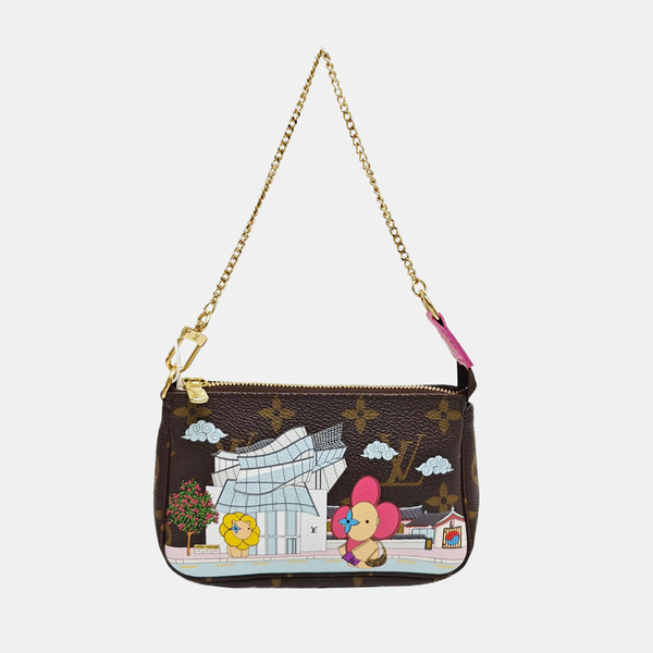 ACCESSOIRES Mini Monogram Coated Canvas Brown