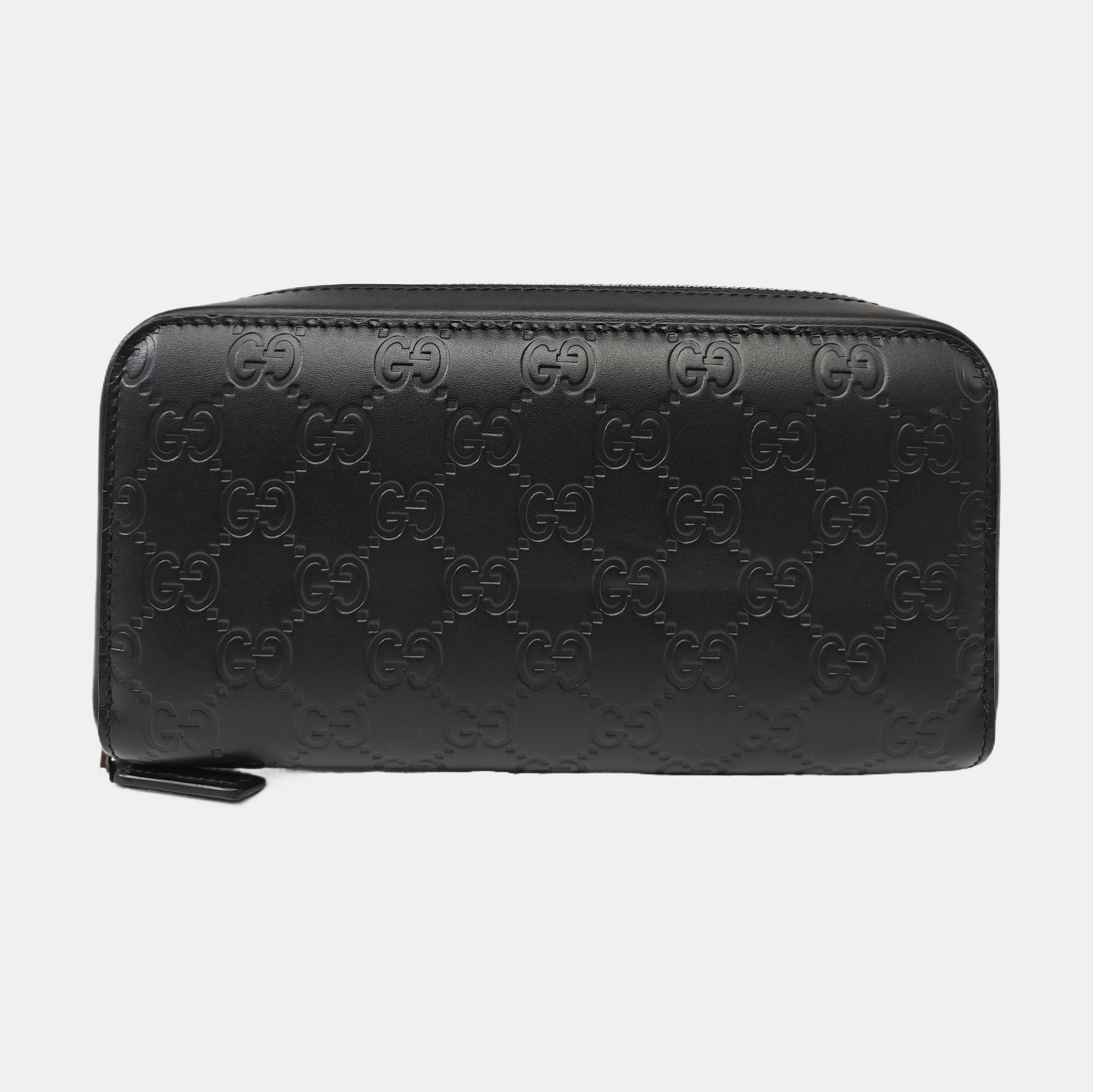 Signature Monogram Calfskin Black