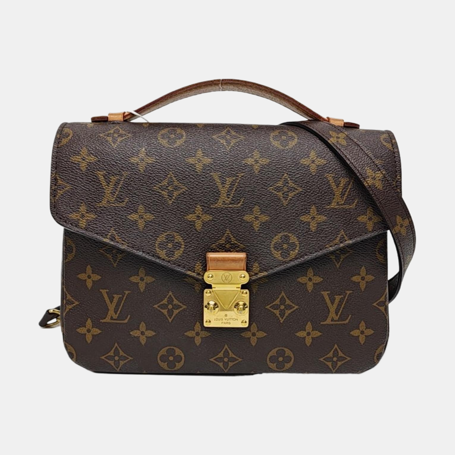 MÉTIS MM Monogram Coated Canvas Brown