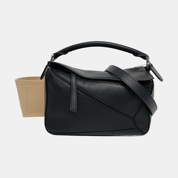 Puzzle Small Calfskin Black