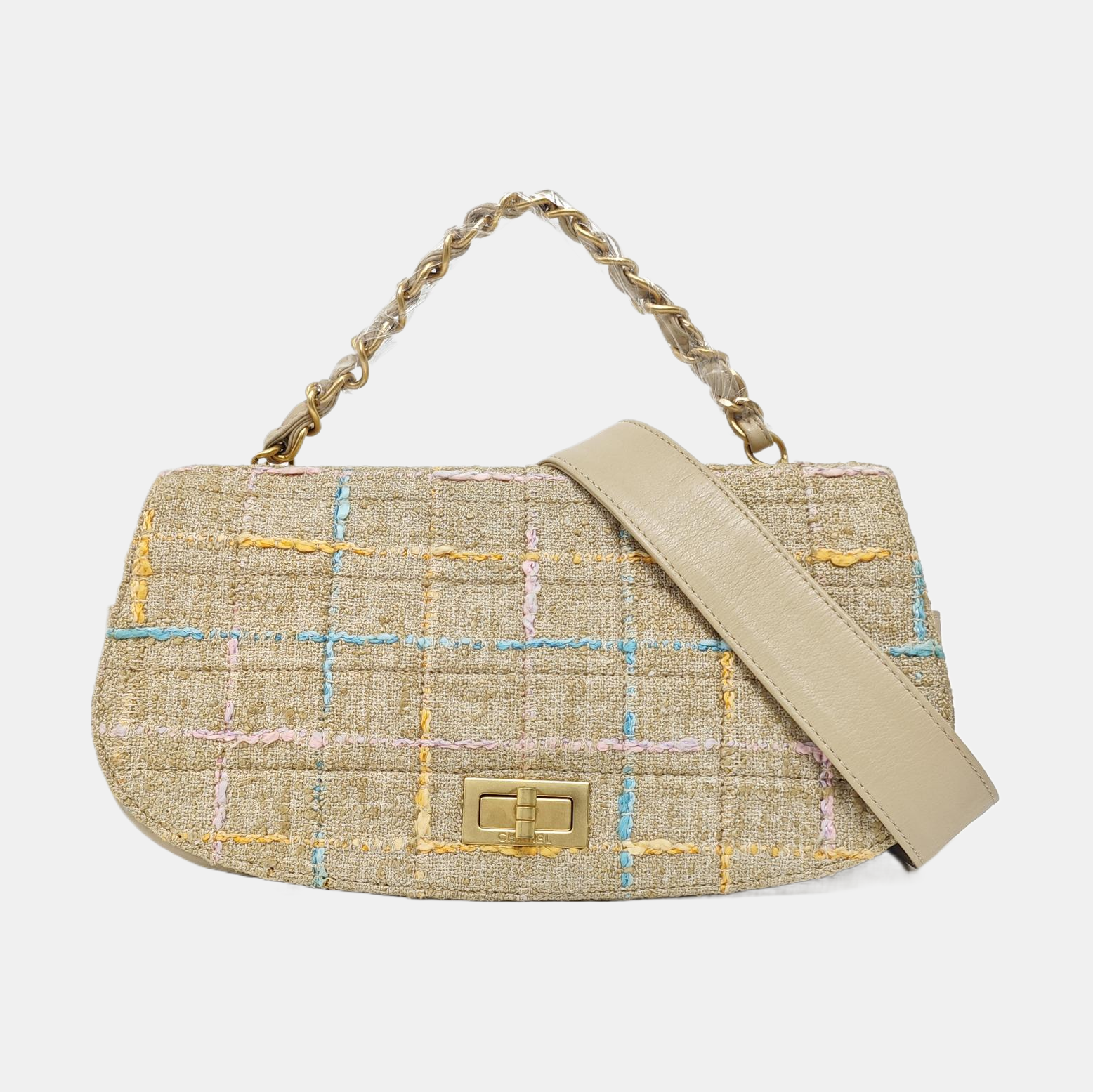 Wool Shoulder Bag Beige
