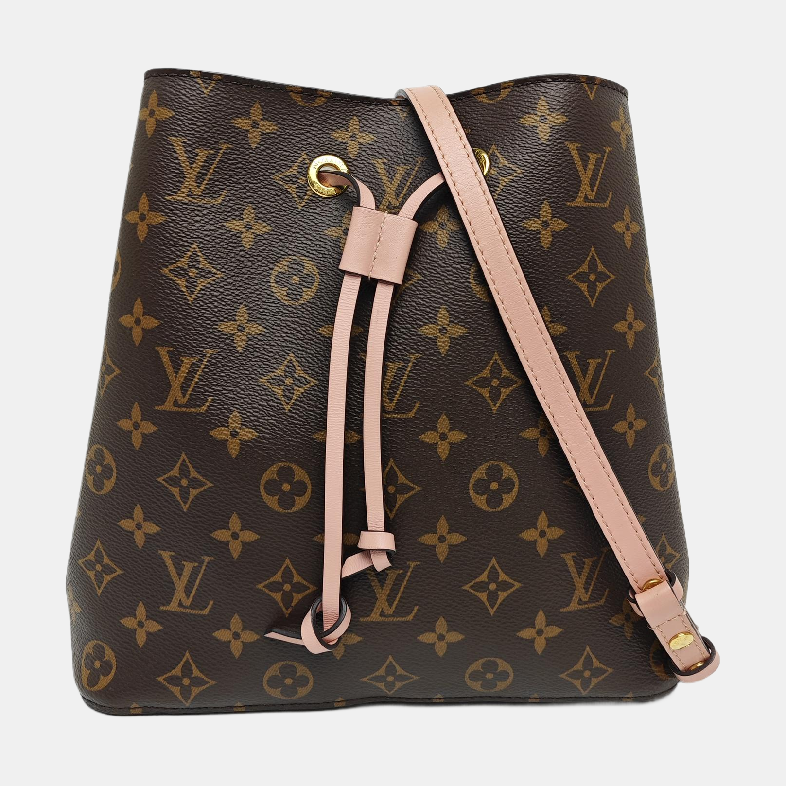 NÉONOÉ MM Monogram Coated Canvas Brown