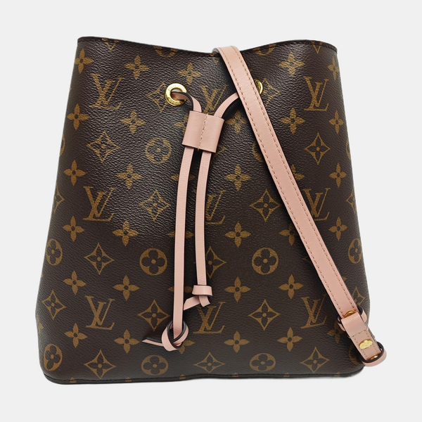NÉONOÉ MM Monogram Coated Canvas Brown