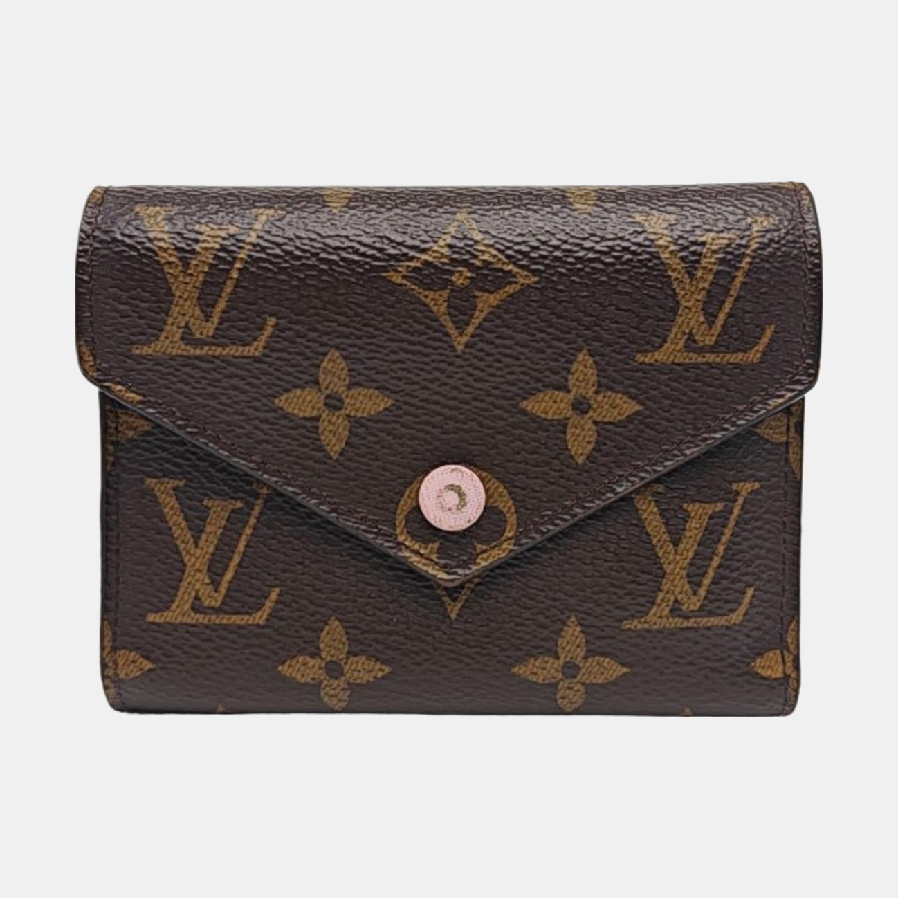 VICTORINE Monogram Coated Canvas Brown Wallet