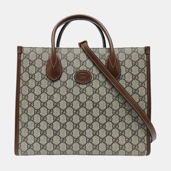 Retro Small Monogram Coated Canvas Brown