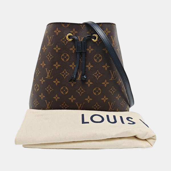 NÉONOÉ MM Monogram Coated Canvas Brown
