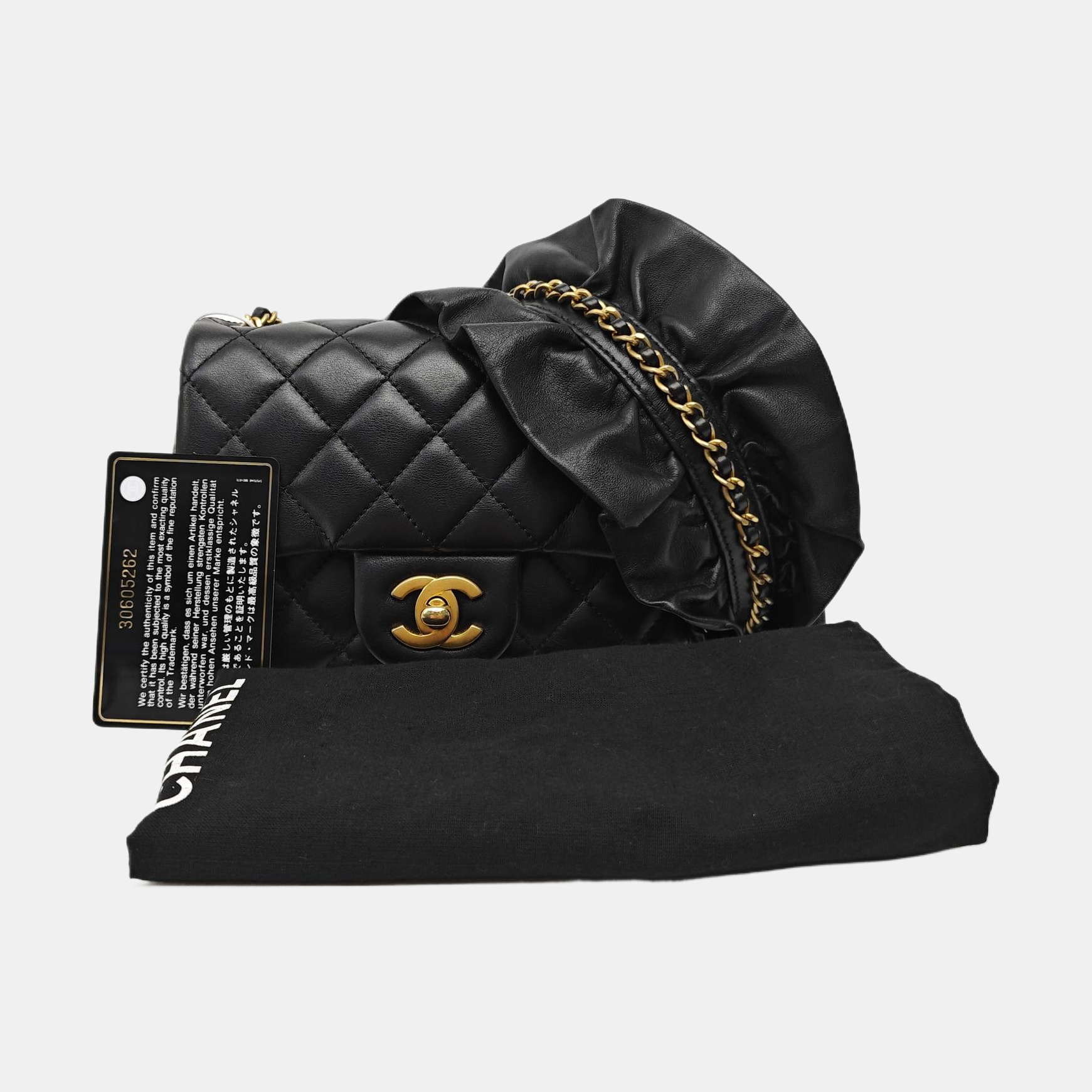CLASSIC FLAP Mini Quilted Lambskin Black