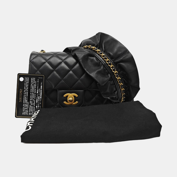 CLASSIC FLAP Mini Quilted Lambskin Black