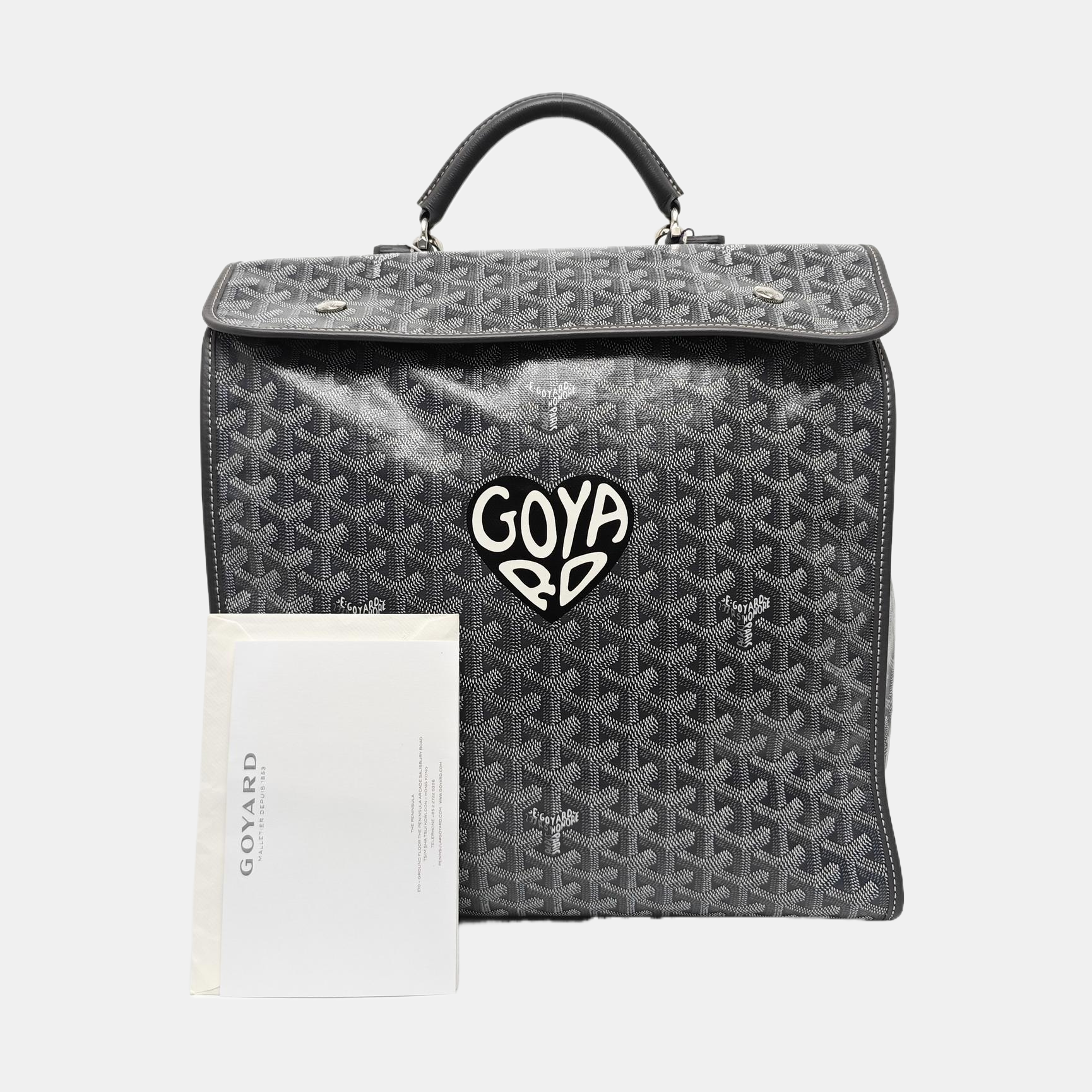Saint Léger Coated Canvas Gray