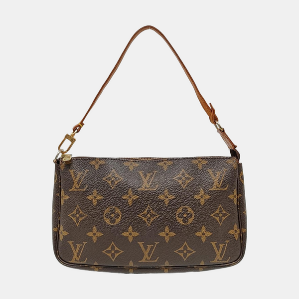 ACCESSOIRES Monogram Coated Canvas Brown