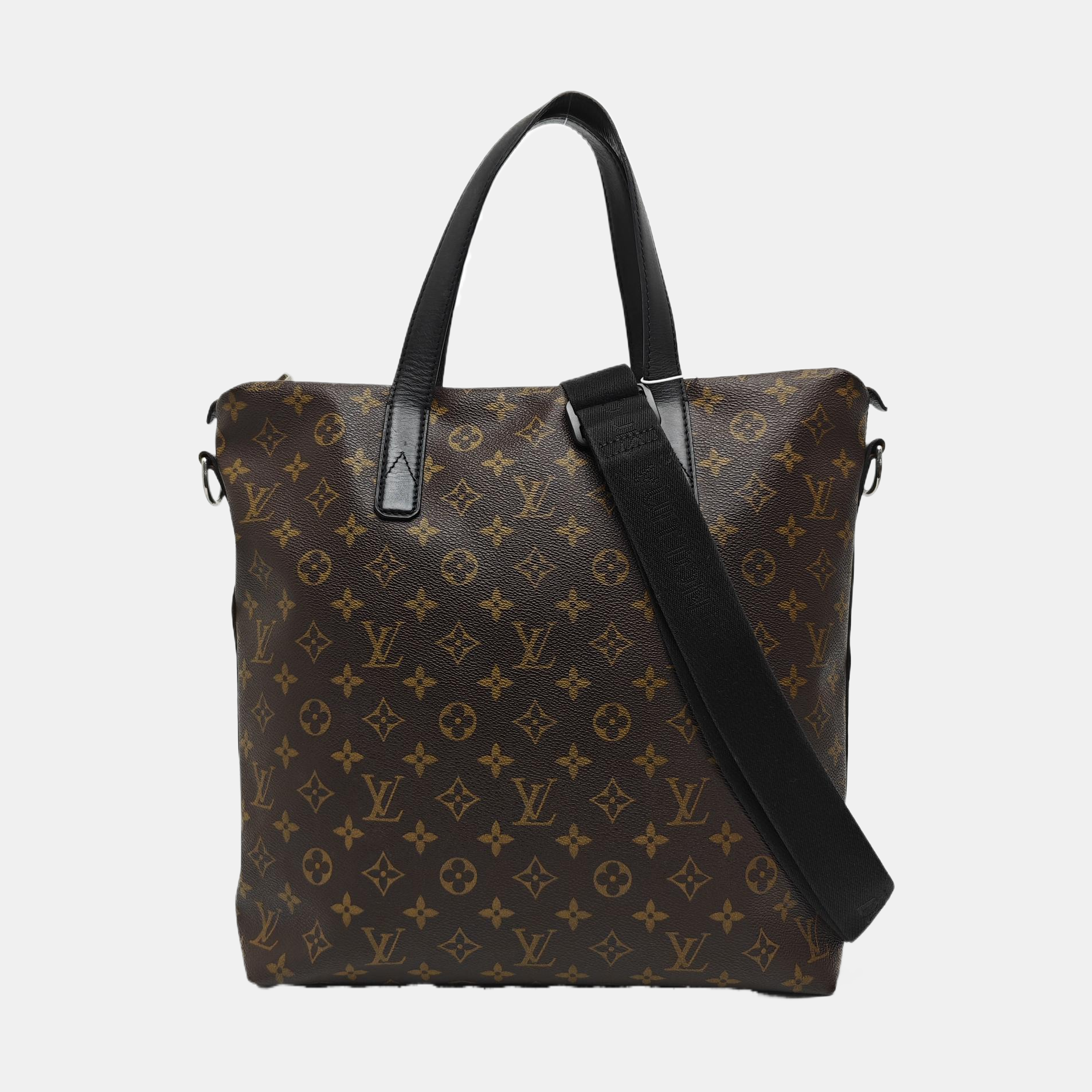 KITAN Monogram Coated Canvas Brown