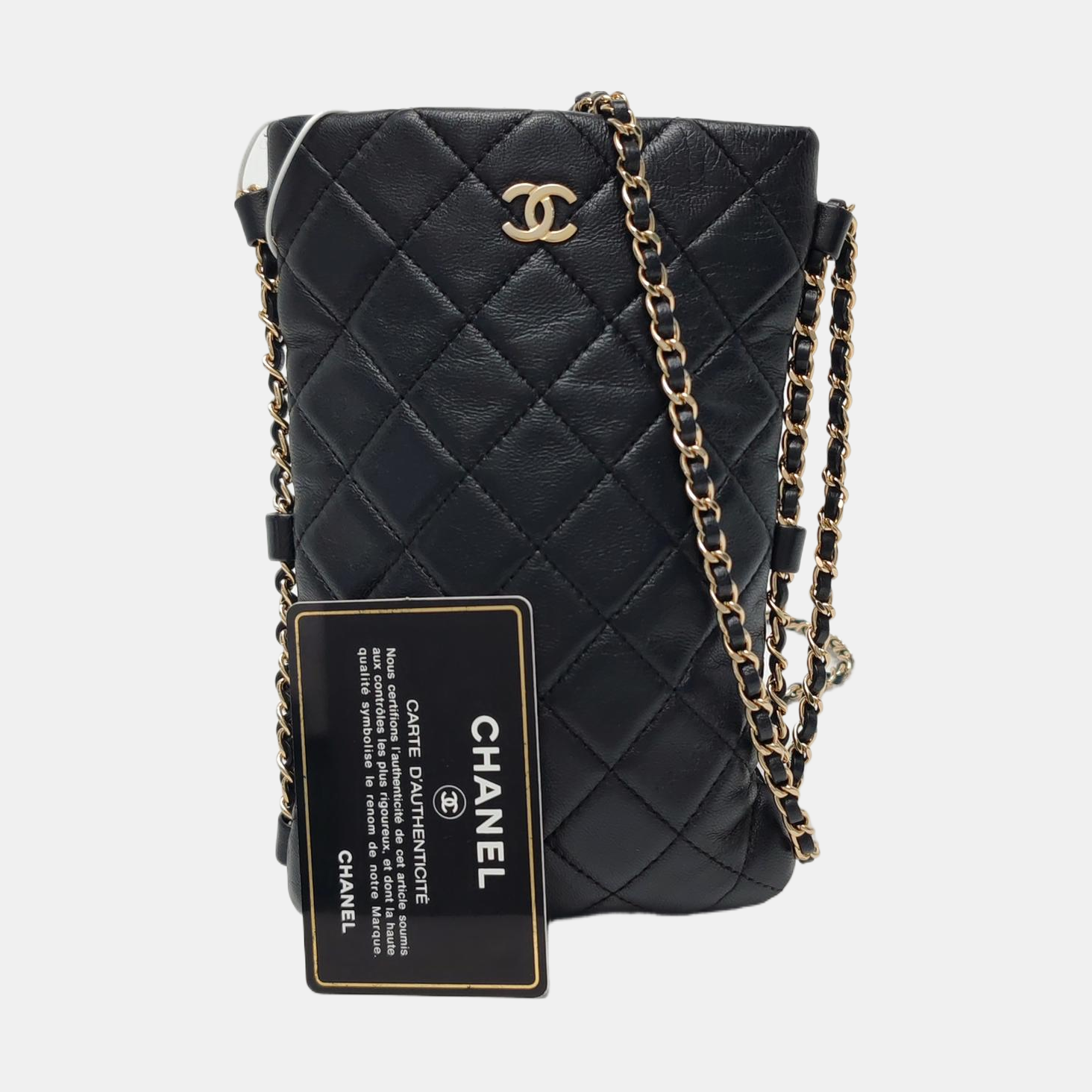 Quilted Lambskin Black