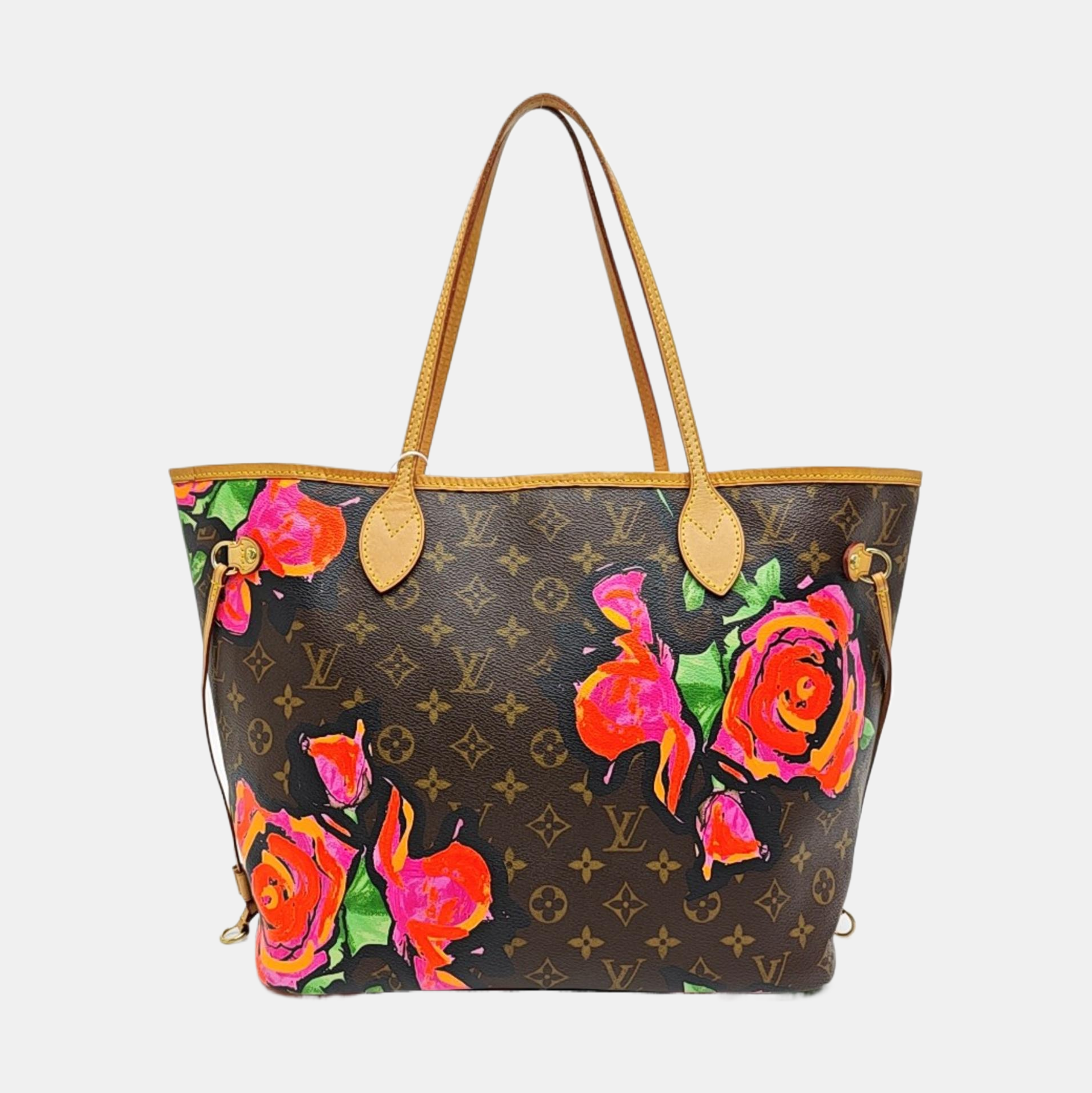 NEVERFULL MM Monogram Coated Canvas Brown
