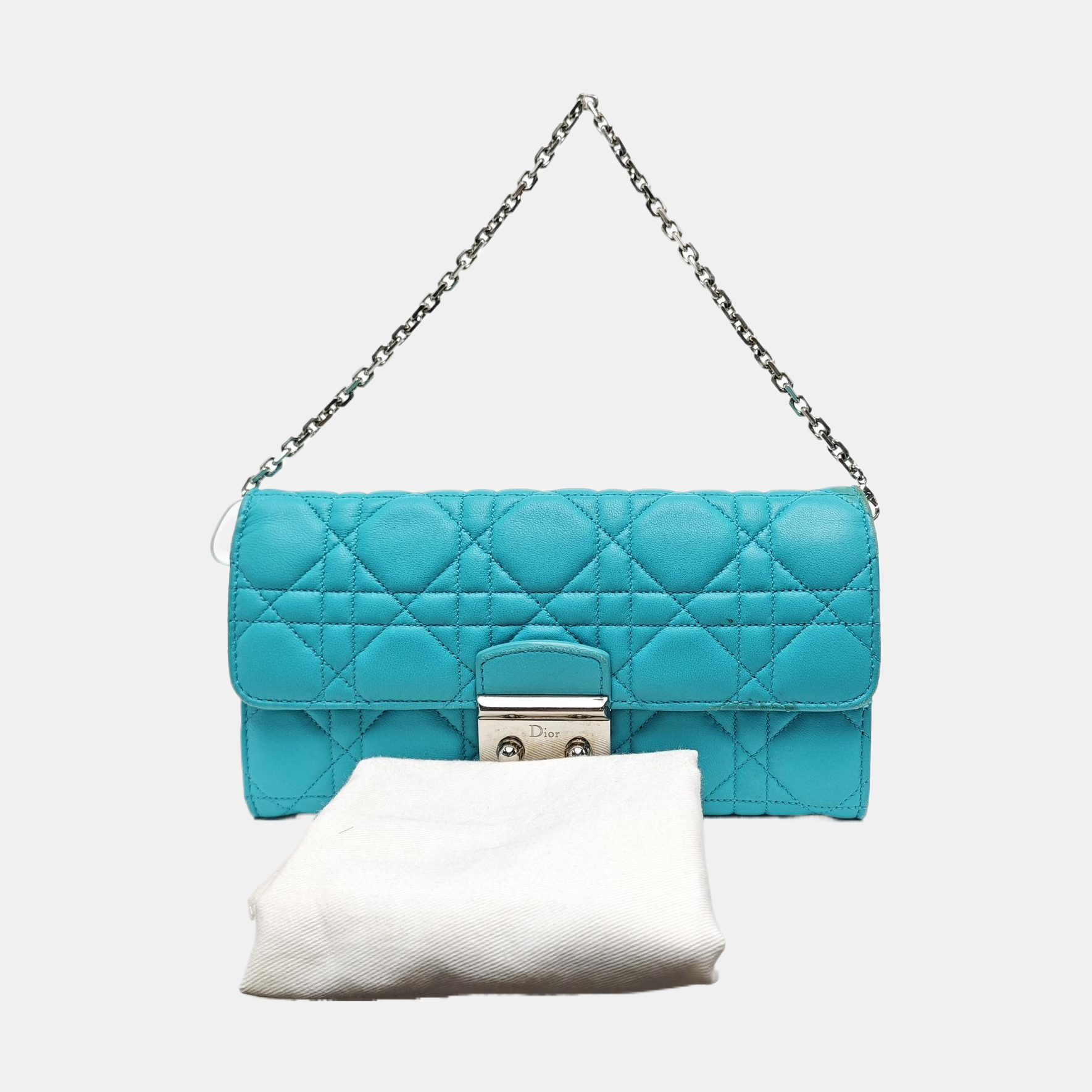 Miss Dior Cannage Calfskin Green