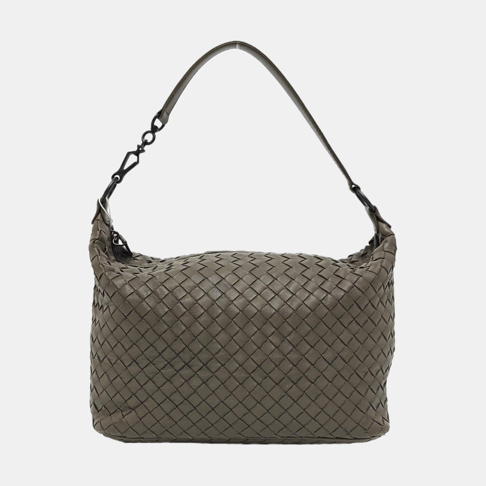 Lambskin Top Handle Bag Green