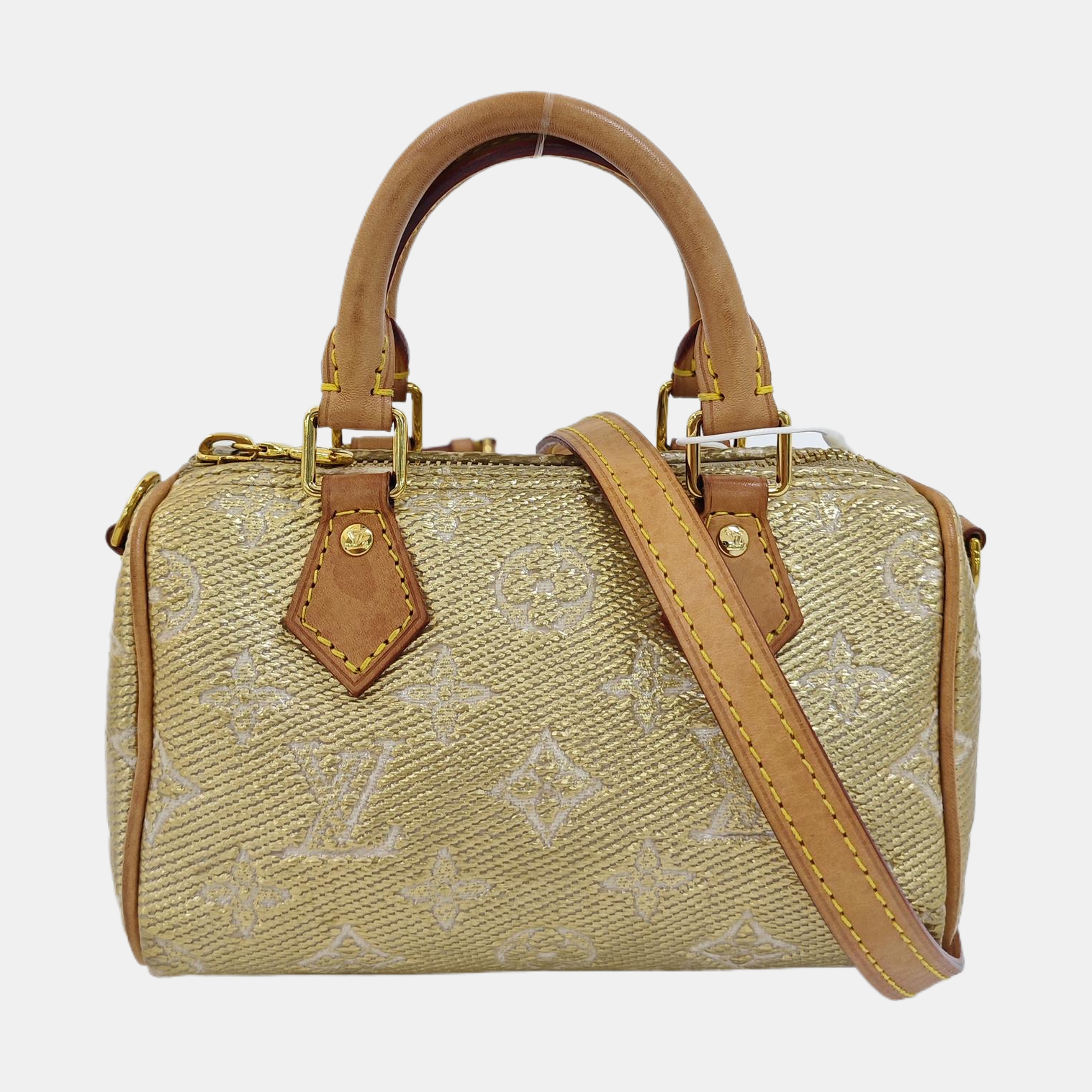 SPEEDY Nano Monogram Special Material Gold