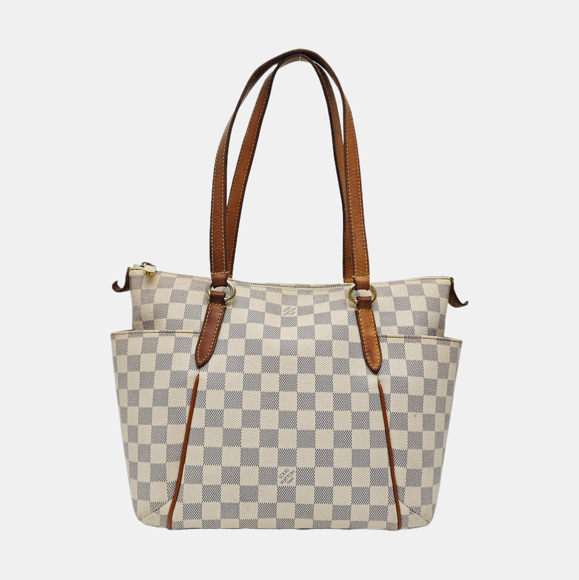 TOTALLY Damier Azur Coated Canvas Beige