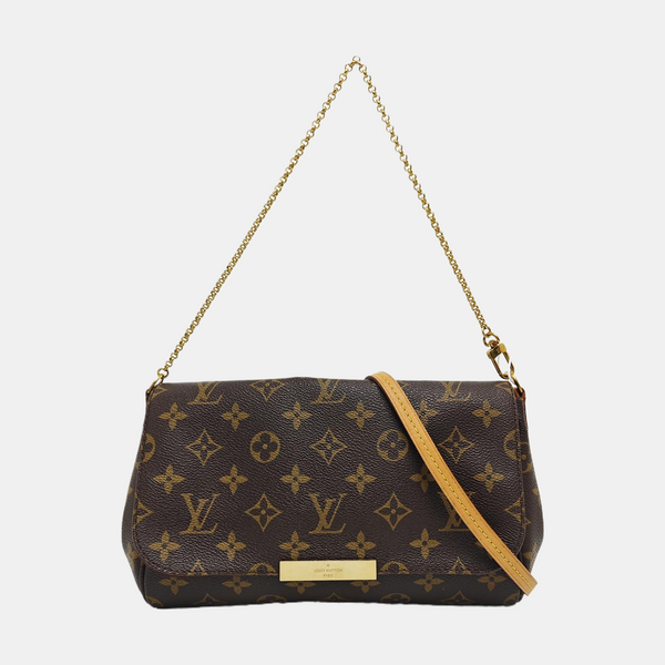FAVORITE MM Monogram Coated Canvas Brown