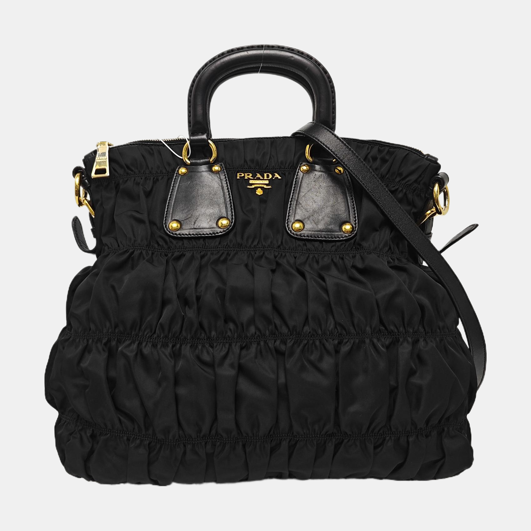 Nylon Tote Bag Black