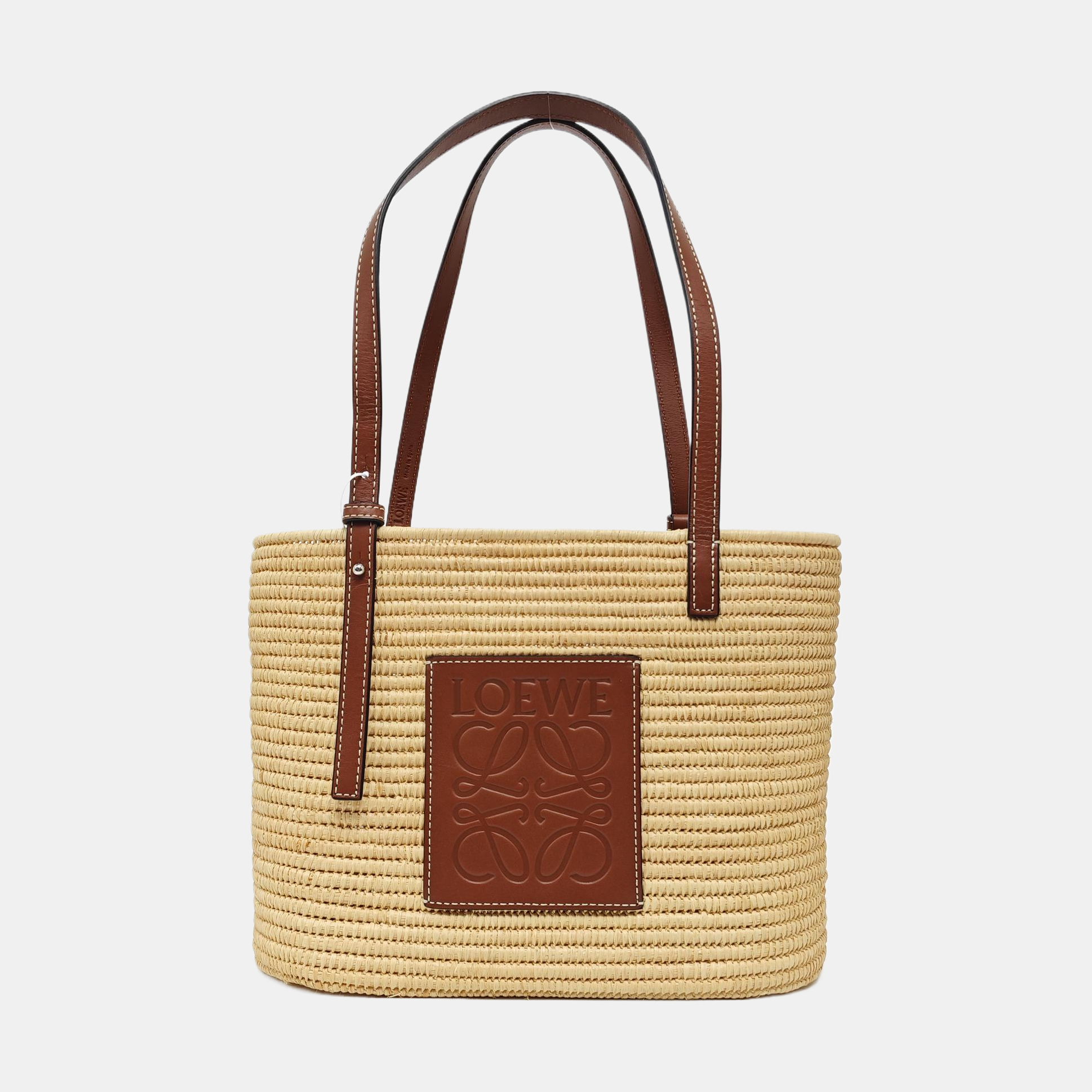 Basket Small Straw Beige
