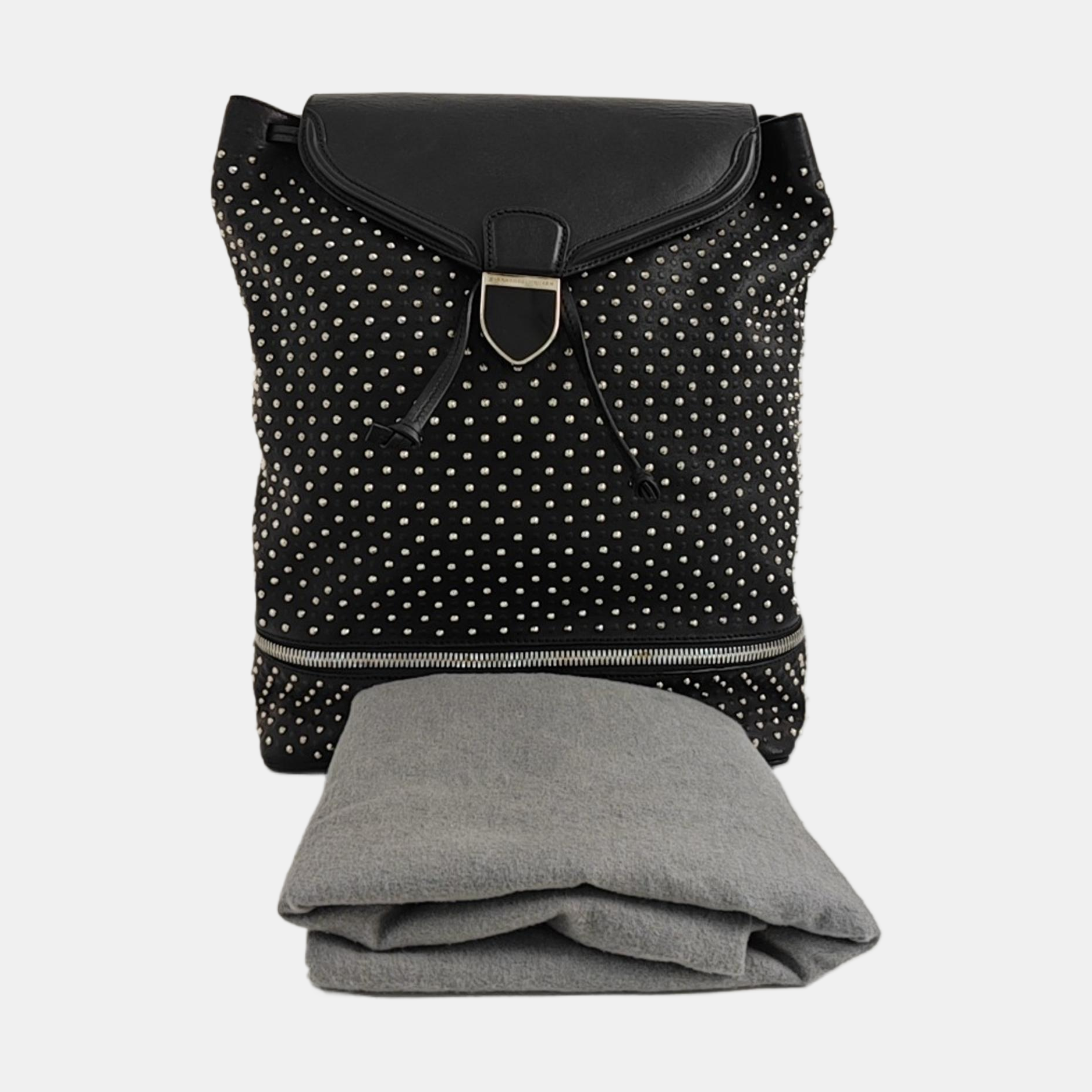 Calfskin Backpack Black