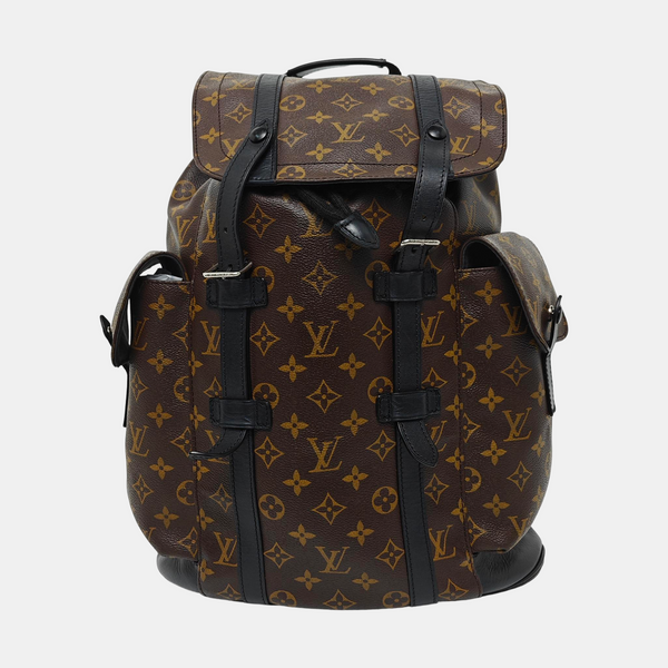 CHRISTOPHER MM Monogram Coated Canvas Brown