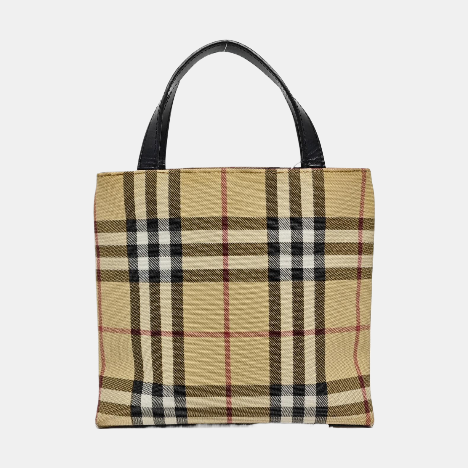 Large Coated Canvas Beige