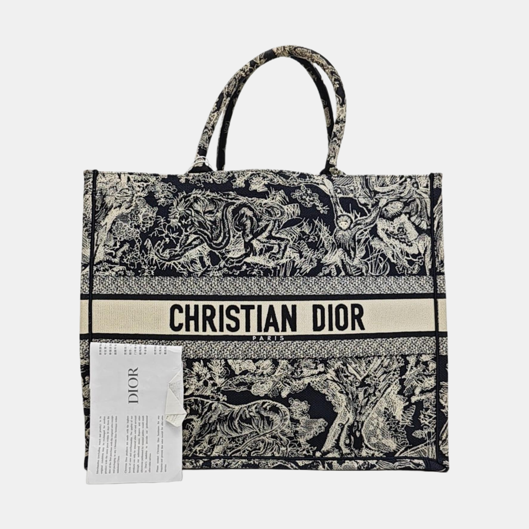 Bolso de mano grande de lona azul