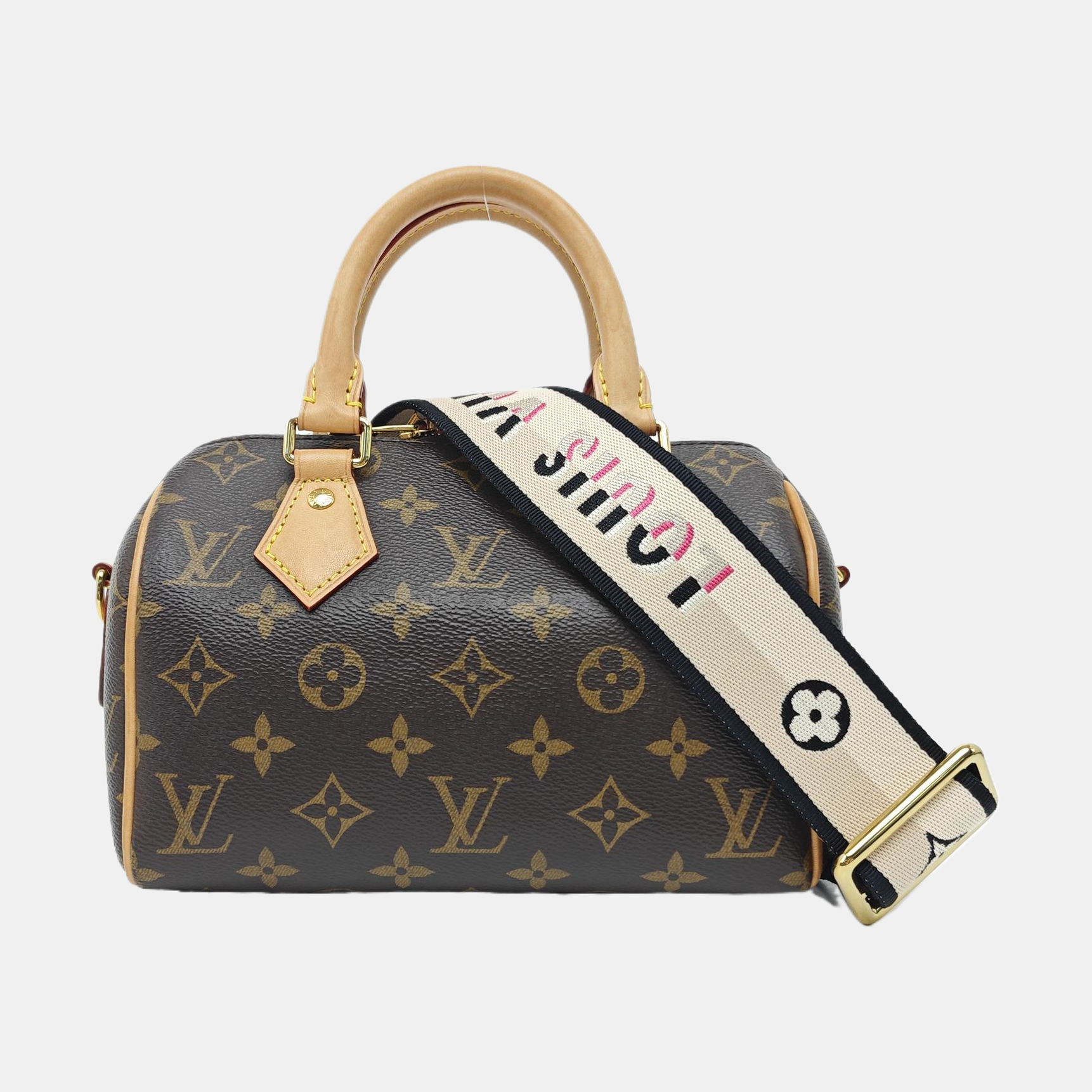 SPEEDY 20 Monogram Coated Canvas Brown