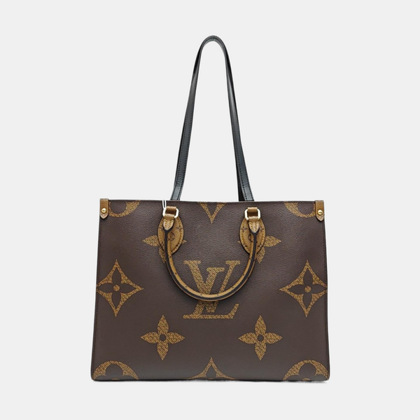 ONTHEGO MM Monogram Coated Canvas Brown