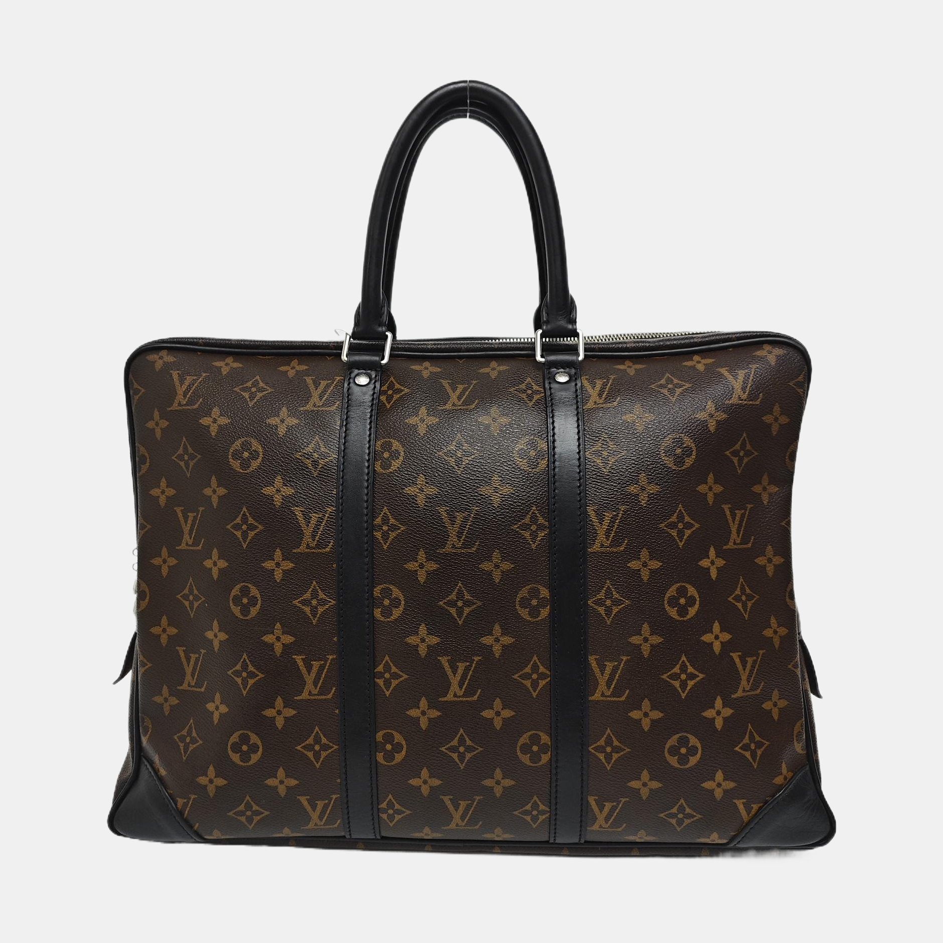 PORTE-DOCUMENTS Monogram Coated Canvas Brown