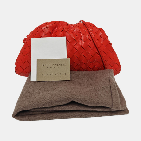 The Pouch Mini Lambskin Orange