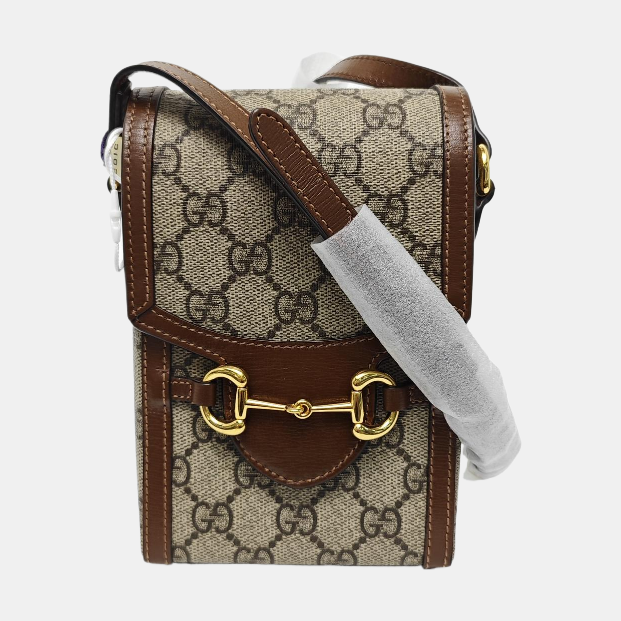 Horsebit 1955 Mini Coated Canvas Beige