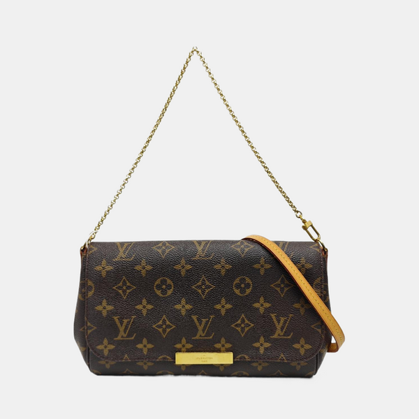 FAVORITE PM Monogram Coated Canvas Brown