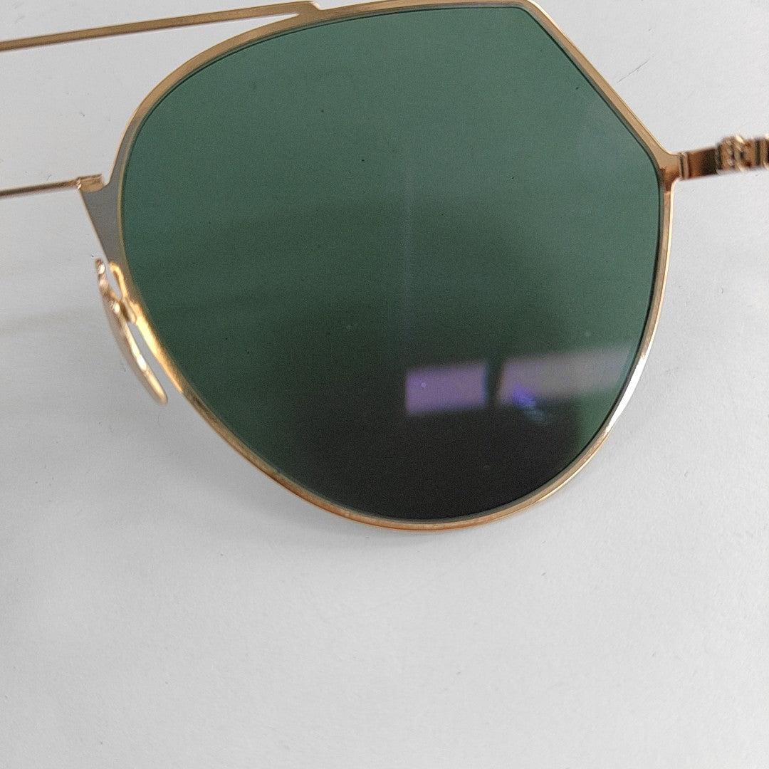 Metal Sunglasses Green